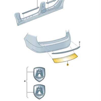 Ladekantenschutz VW Caddy 2K5061195