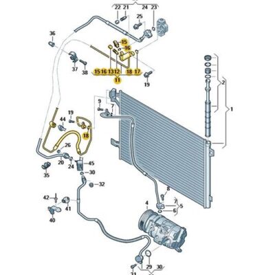 Klimaleitung Schlauch Klimaanlage VW T6 7E1820741T