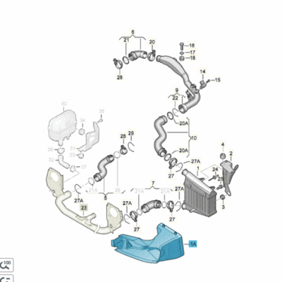 Luftführung Audi A4 8E0117335K