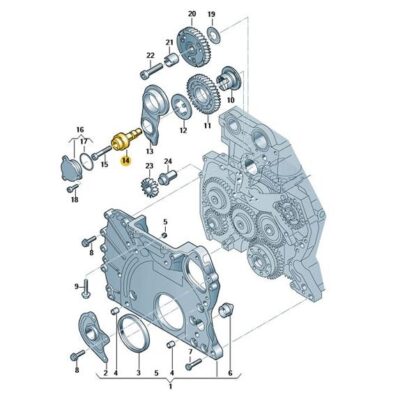 Exzenterbolzen Bolzen VW T5 070109253