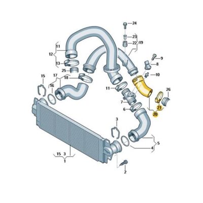 Druckschlauch Schlauch Rohr Seat Alhambra VW T6 7E0145708B