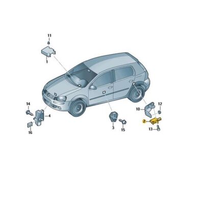 Crashsensor Sensor Airbag Audi Seat Skoda VW 5K0959351