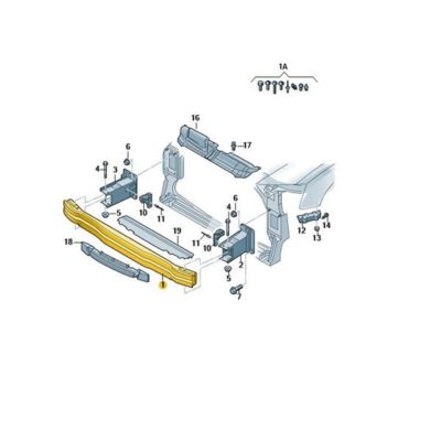 Aufprallträger Audi A4 A5 8K0807113F