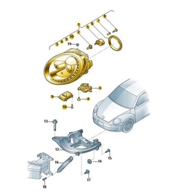 Scheinwerfer links VW Beetle 5C1941031J
