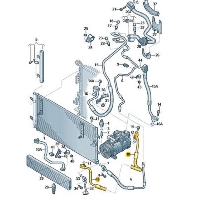 Klimaleitung Klimaschlauch Audi A5 8T0816721
