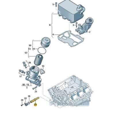 Thermostat Audi A4 A5 A6 A7 A8 Q5 Q7 VW Touareg 059115201H