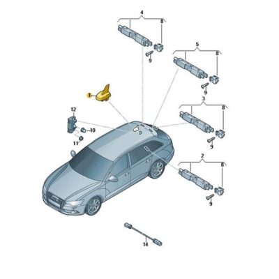 Dachantenne Antenne Dach Kombiantenne Audi A6 A7 4G0035503H GRU