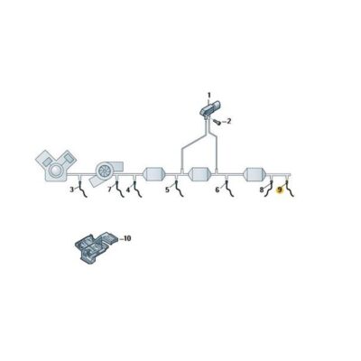 Lambdasonde NOx-Sensor Skoda Octavia VW Golf Passat 05L907807CD