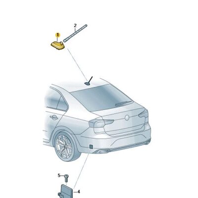 Dachantenne Antennenfuß Antenne Skoda Fabia VW Polo 6C0035501 5FQ