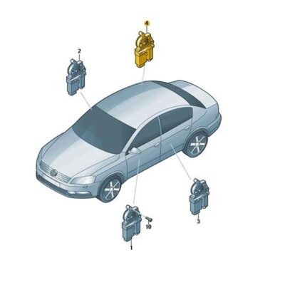 Fensterhebermotor Fensterheber Motor VW Passat 3AA959704B VW4