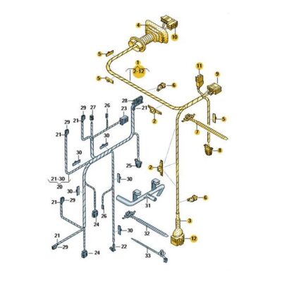 Kabelbaum Tür Leitungssatz vorne links Audi A4 8E1971029AD