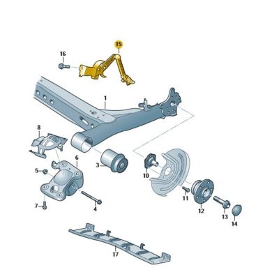 Niveausensor Leuchtweitenreg. Audi A1 Fabia VW Polo 2Q0512521B