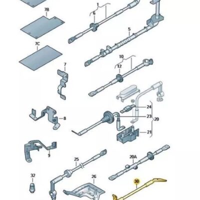 Masseleitung VW Touareg 7L6971537A