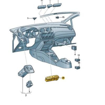 Mehrfachschalter Schalter Seat Ibiza 6J0927137ABAT7