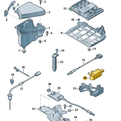 Differenzdruckgeber Audi A4 A5 A6 A7 A8 Q5 Q7 Q8 VW 058906051H