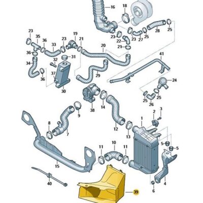 Luftführung Audi A4 8E0117335Q