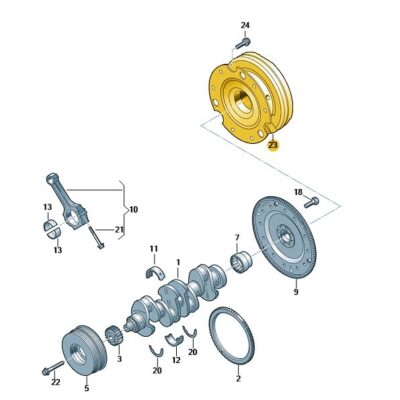 Schwungrad Schwungscheibe Audi A4 A5 A6 Q5 0CX105266