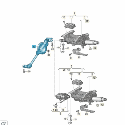 Lenkwelle Lenksäule Gelenk Audi A4 A5 8W1419753C