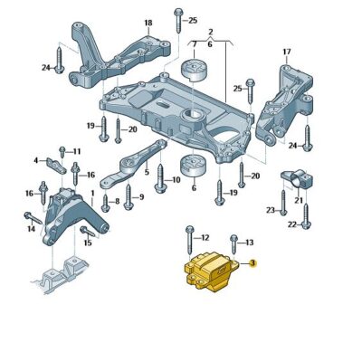 Getriebelager Getriebehalterung Audi RS3 8P0199555A
