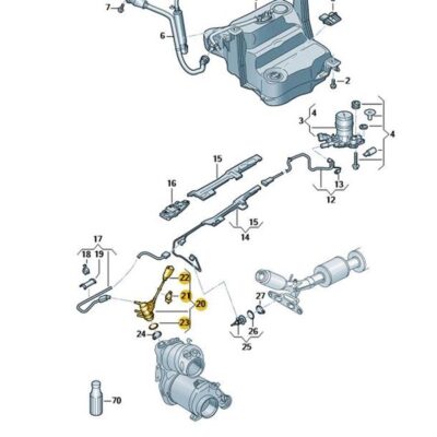 Einspritzventil für Reduktionsmittel Audi Seat Skoda VW 05L131113J