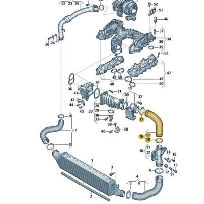Druckschlauch Druckrohr Audi A6 A7 4G0145737AK