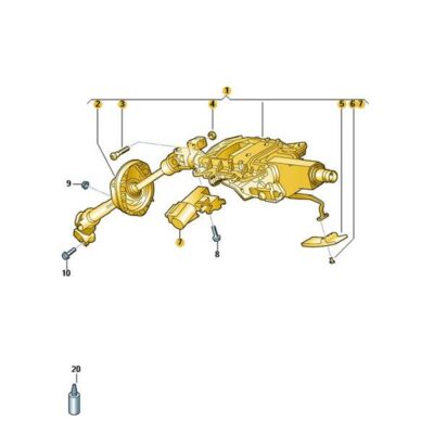 Lenksäule VW Touareg 7L0419501CD