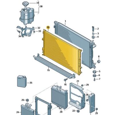 Ladeluftkühler Audi RS4 RS5 4M0145804BH