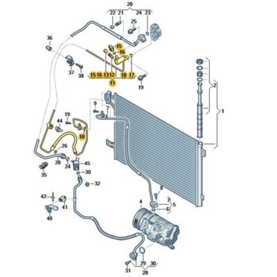 Kältemittelschlauch Klimaleitung VW T6 7E1816741A