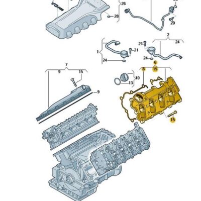 Zylinderkopfhaube Ventildeckel links Audi RS4 RS5 079103471BD
