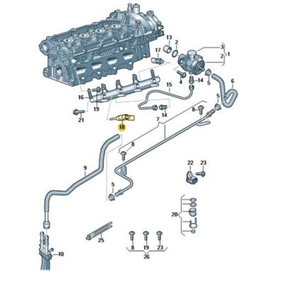 Einspritzventil Audi A3 A4 Skoda Superb VW Passat 06H906036Q
