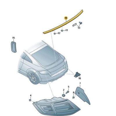 Bremsleuchte Zusatzbremsleuchte Bremslicht Audi TT 8S0945097