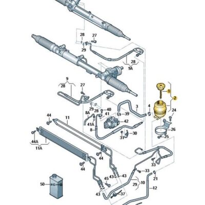 Ölbehälter für Servolenkung Aud A4 A5 A8 4F0422371D