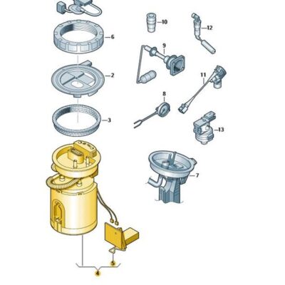 Kraftstofffördereinheit VW Caddy 2K0919051A