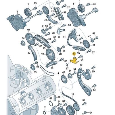 Kettenspanner Spanner Audi A4 A6 A8 Q7 VW Touareg 079109467AE