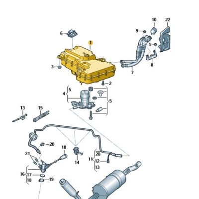 Reduktionsmitteltank plus Heizung VW T6 7E0131877H