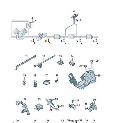 NOx-Sensor Lambdasonde Sensor Audi A6 A7 Q5 80A907807AN