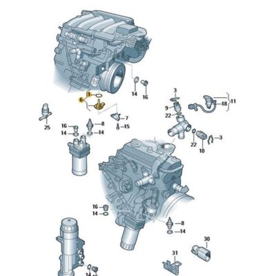 Ölsensor Ölstandsensor Motorölstandsensor Audi Seat Skoda VW 04L907660C