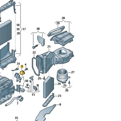 Stellmotor Audi A6 A7 A8 4G0820511
