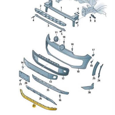 Frontspoiler Spoiler Seat Mii Skoda Citigo VW UP 1ST805915