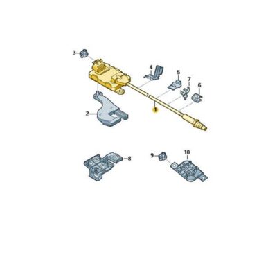 NOX Sensor Lambdasonde Audi Seat Skoda VW 04L907807CE