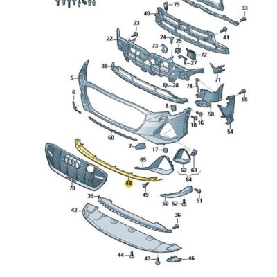 Aufschlagschutz unten Audi Q8 e-tron 4KE807733A Y9B