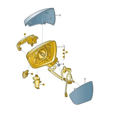 Außenspiegelgehäuse rechts Seat Ateca 576857508CR9B9