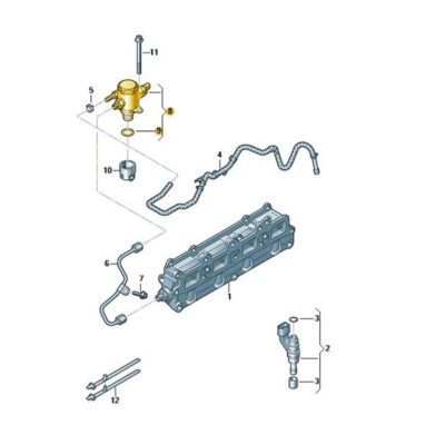 Kraftstoffpumpe Hochdruck 1.2 1.4 TSI Audi Seat Skoda VW 03C127026R