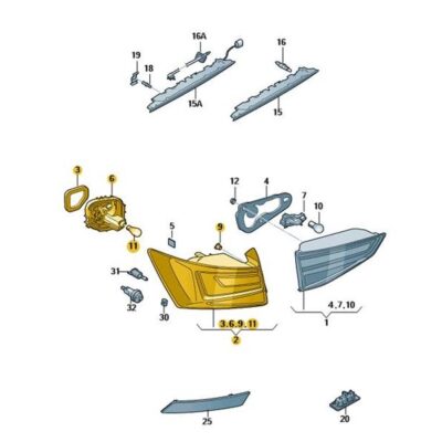 LED Schlussleuchte Rückleuchte Rücklicht rechts Seat Ateca 575945208E