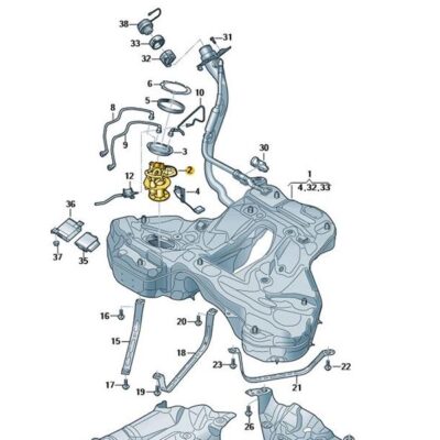 Kraftstoff Fördermodul Kraftstoffpumpe Audi A6 A7 4K0919088E