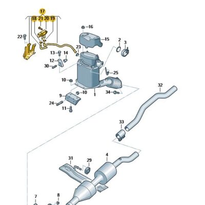Steuerleitung Drucksensor Seat Alhambra VW Sharan 7N0131552