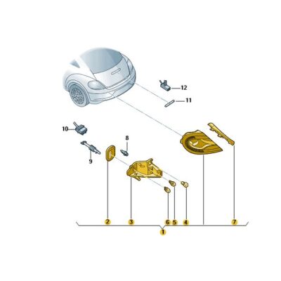 Schlussleuchte Rückleuchte Rücklicht VW Beetle Cabrio 5C3945096H
