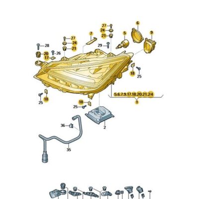 LED Scheinwerfer vorne links Seat Arona Ibiza 6F1941005F