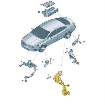 Niveausensor Leuchtweitenregulierung Audi Seat Skoda VW 1K0941273M