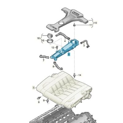 Ölabscheider Kurbelgehäuseentlüftung Audi A8 07P103464F